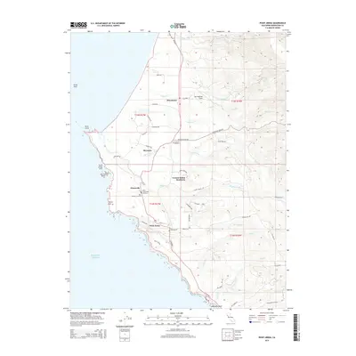 2015 Map of Point Arena, 2015 Print