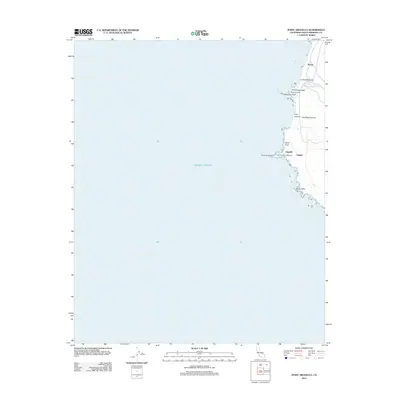2012 Map of Point Arguello, 2012 Print