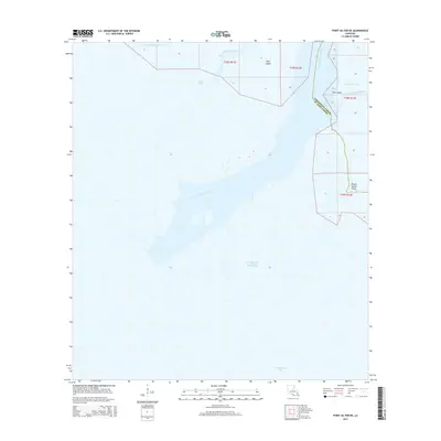 2015 Map of Point au Fer NE, 2015 Print