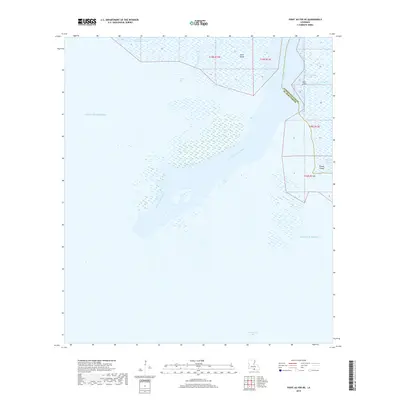 2018 Map of Point au Fer NE, 2018 Print