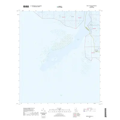 2020 Map of Point au Fer NE, 2020 Print