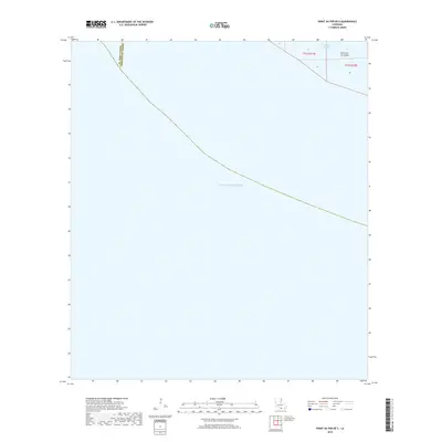 2018 Map of Point au Fer OE S, 2018 Print