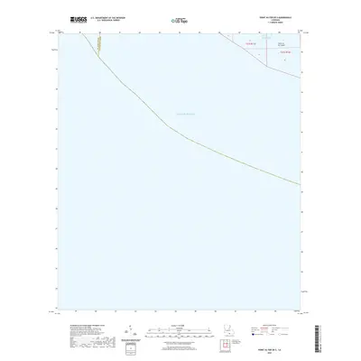 2020 Map of Point au Fer OE S, 2020 Print