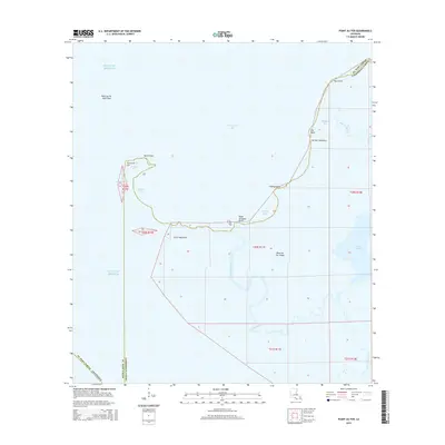 2015 Map of Point au Fer, 2015 Print
