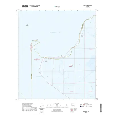 2018 Map of Point au Fer, 2018 Print