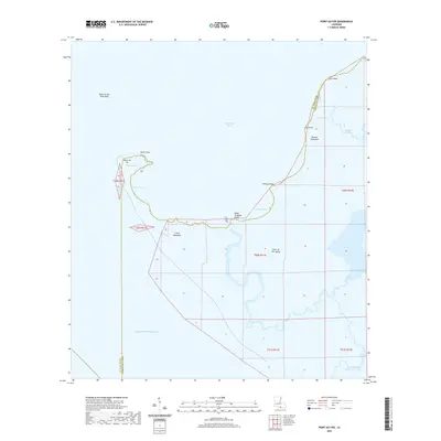 2020 Map of Point au Fer, 2020 Print