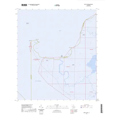 2024 Map of Point au Fer, 2024 Print