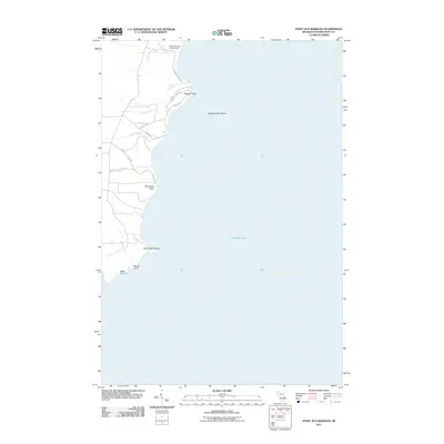 2011 Map of Point Aux Barques, 2011 Print