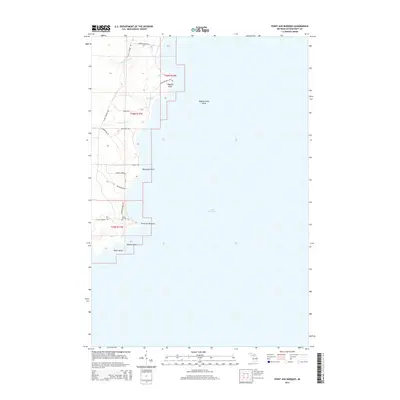 2014 Map of Point Aux Barques, 2014 Print