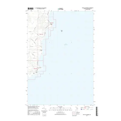 2017 Map of Point Aux Barques, 2017 Print