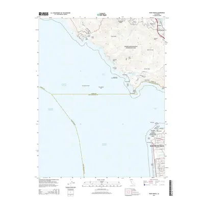 2015 Map of Point Bonita, 2015 Print
