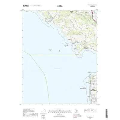 2018 Map of Point Bonita, 2018 Print