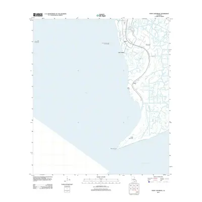 2012 Map of Point Chevreuil, 2012 Print