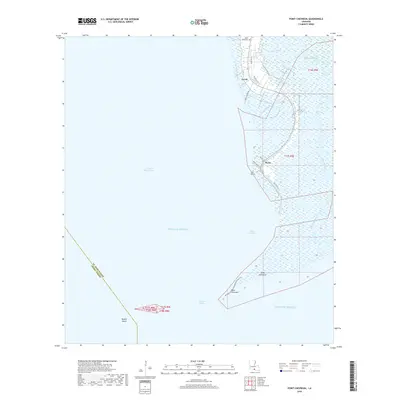 2018 Map of Point Chevreuil, 2018 Print