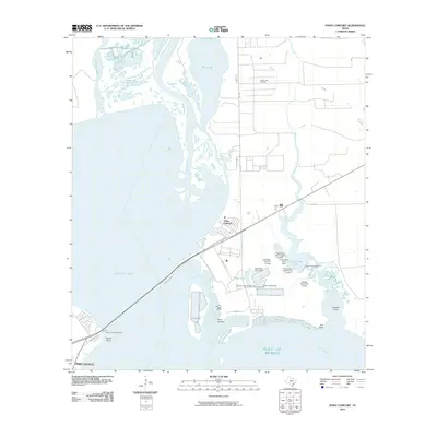2010 Map of Point Comfort, 2010 Print
