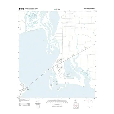 2013 Map of Point Comfort, 2013 Print
