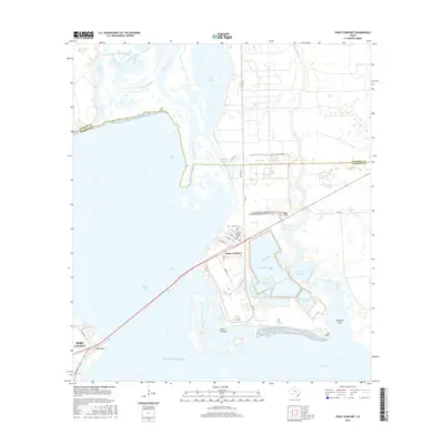 2016 Map of Point Comfort, 2016 Print