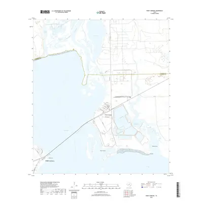 2019 Map of Point Comfort, 2019 Print