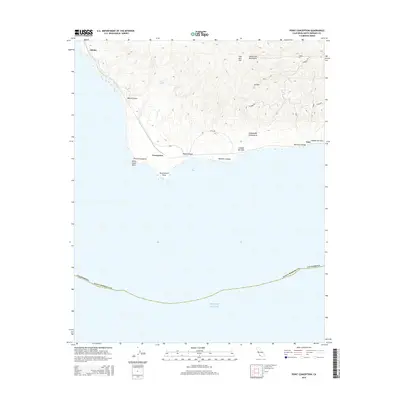 2015 Map of Point Conception, 2015 Print
