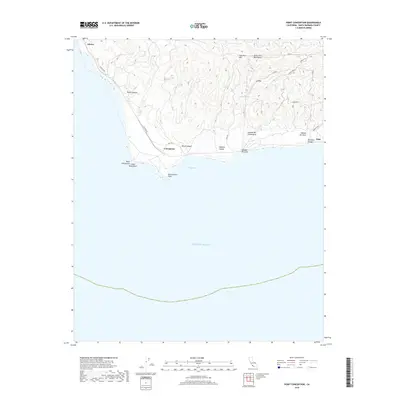 2018 Map of Point Conception, 2018 Print