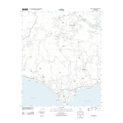 2012 Map of Point Dume, 2012 Print