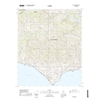 2018 Map of Point Dume, 2018 Print