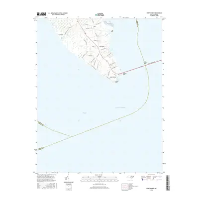 2016 Map of Point Harbor, 2016 Print