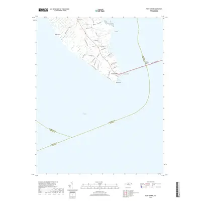 2019 Map of Point Harbor, 2019 Print