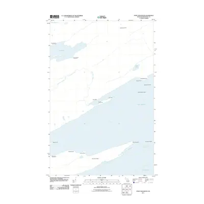 2011 Map of Point Houghton, 2011 Print