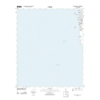 2012 Map of Point Loma OE W, 2012 Print
