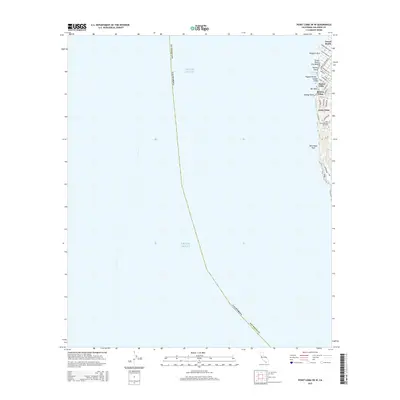 2015 Map of Point Loma OE W, 2015 Print