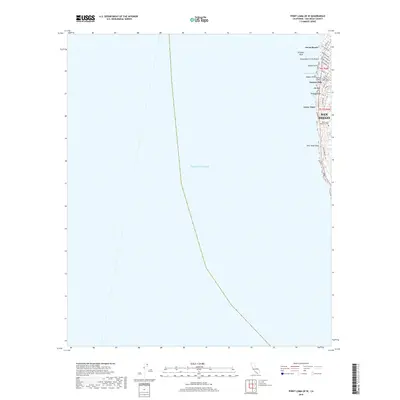 2018 Map of Point Loma OE W, 2018 Print
