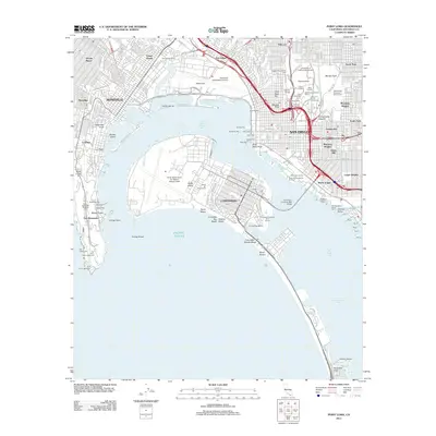 2012 Map of Point Loma, 2012 Print