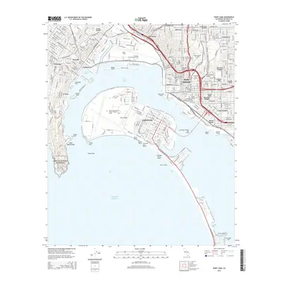 2015 Map of Point Loma, 2015 Print