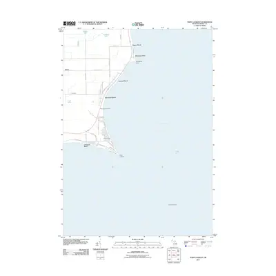 2011 Map of Point Lookout, 2011 Print