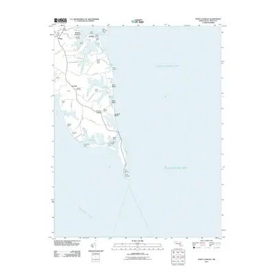 2011 Map of Point Lookout, 2011 Print