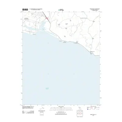 2012 Map of Point Mugu, 2012 Print