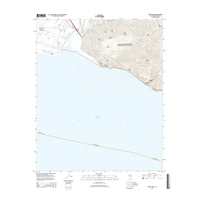 2015 Map of Point Mugu, 2015 Print