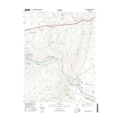 2016 Map of Point of Rocks, 2016 Print