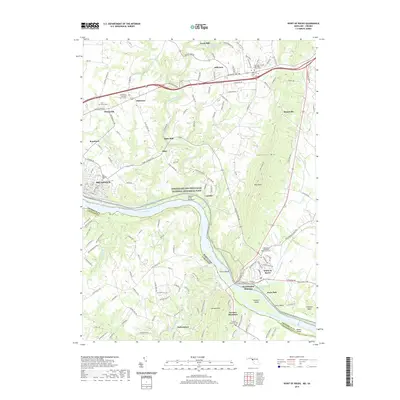 2019 Map of Point of Rocks, 2019 Print