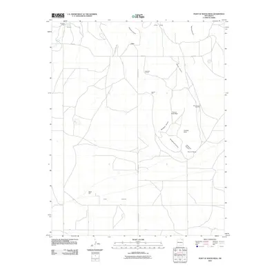 2010 Map of Point of Rocks Mesa, 2010 Print