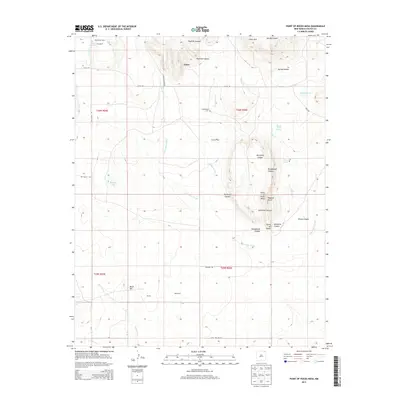2013 Map of Point of Rocks Mesa, 2013 Print