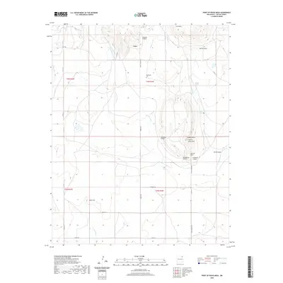 2020 Map of Point of Rocks Mesa, 2020 Print