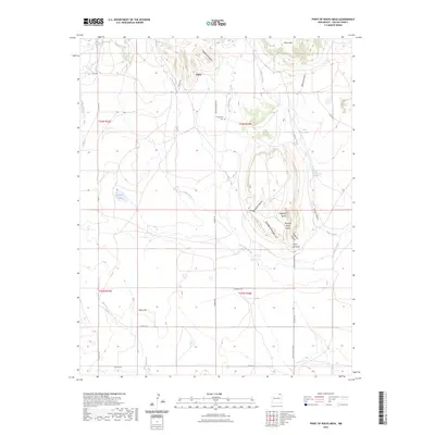2023 Map of Point of Rocks Mesa, 2023 Print