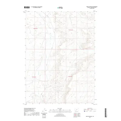 2017 Map of Point of Rocks SW, 2017 Print