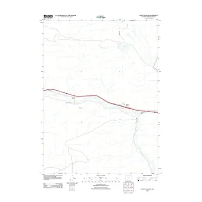 2012 Map of Point of Rocks, 2012 Print