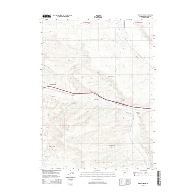 2015 Map of Point of Rocks, 2015 Print