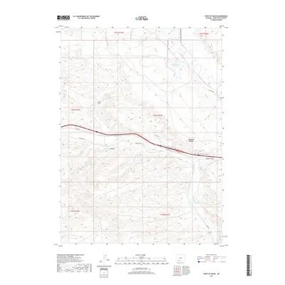 2017 Map of Point of Rocks, 2017 Print