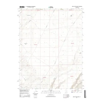 2014 Map of Point of Rocks West, 2014 Print