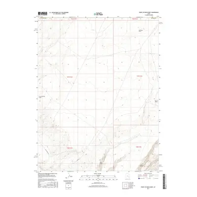 2017 Map of Point of Rocks West, 2017 Print